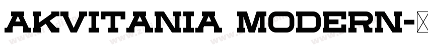 Akvitania Modern字体转换